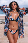 Floral Bikini With Cover Up