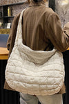 Quilted Large Shoulder Bag | 3 Colors