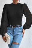 Sunflower Sleeve Waffle Knit Top | 3 Colors
