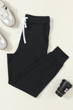 Drawstring Waist Pocketed Joggers | 3 Colors