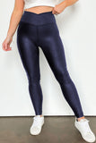 Crossed Waist Leather Leggings | Small - 3XL | 2 Colors