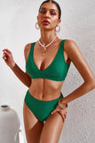 Solid Boutique Bikini Set - Green