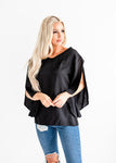 Sealed With A Bow Blouse - Black