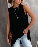 Relaxed Tank Top - Black
