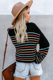 Stripe Pattern Sweater | 2 Colors