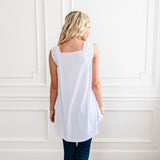 Relaxed Tank Top - White