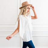 Sealed With A Bow Blouse - White