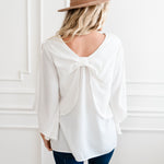 Sealed With A Bow Blouse - White