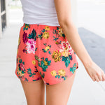 Fun Floral Shorts - Pink